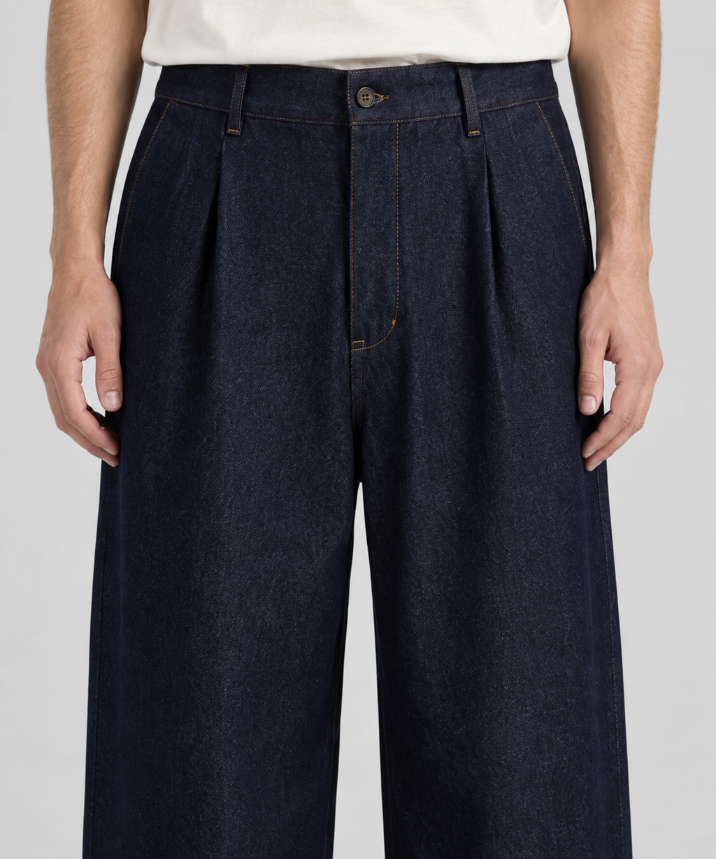 STUDIO 04 · NMRO TROUSER — Denim 01