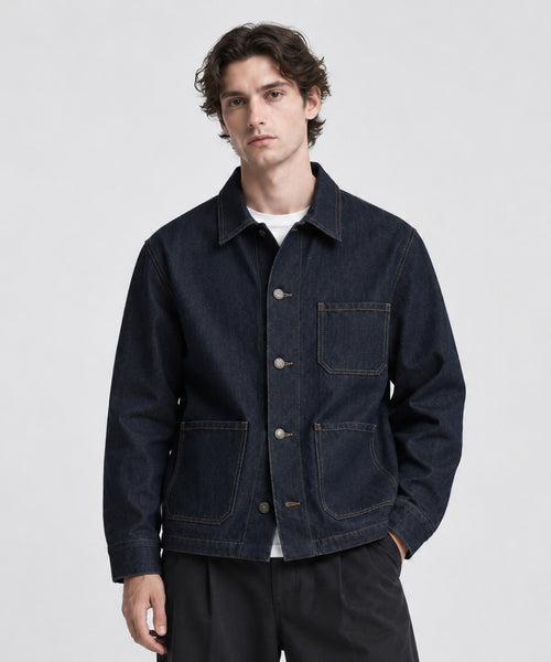 ESSENTIAL 02 — Denim Work Jacket.
